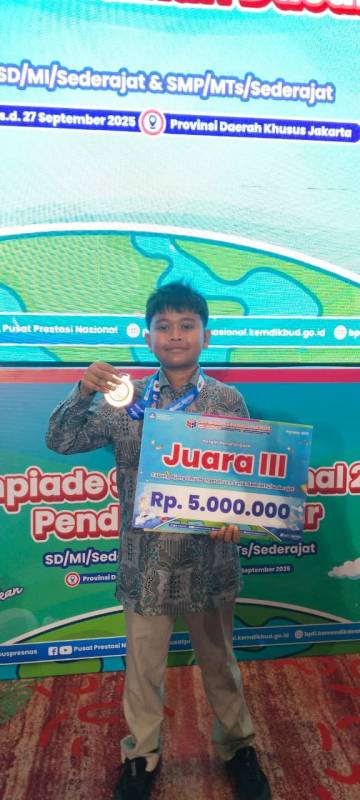 JUARA 3 IPAS TINGKAT NASIONAL OSN 2025
