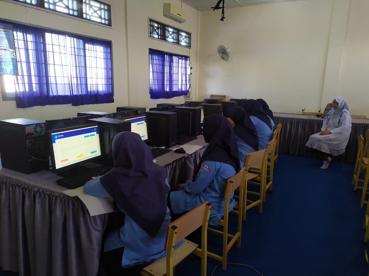 Hari pertama SMP YPPU Mengikuti OSNK Tahun 2024