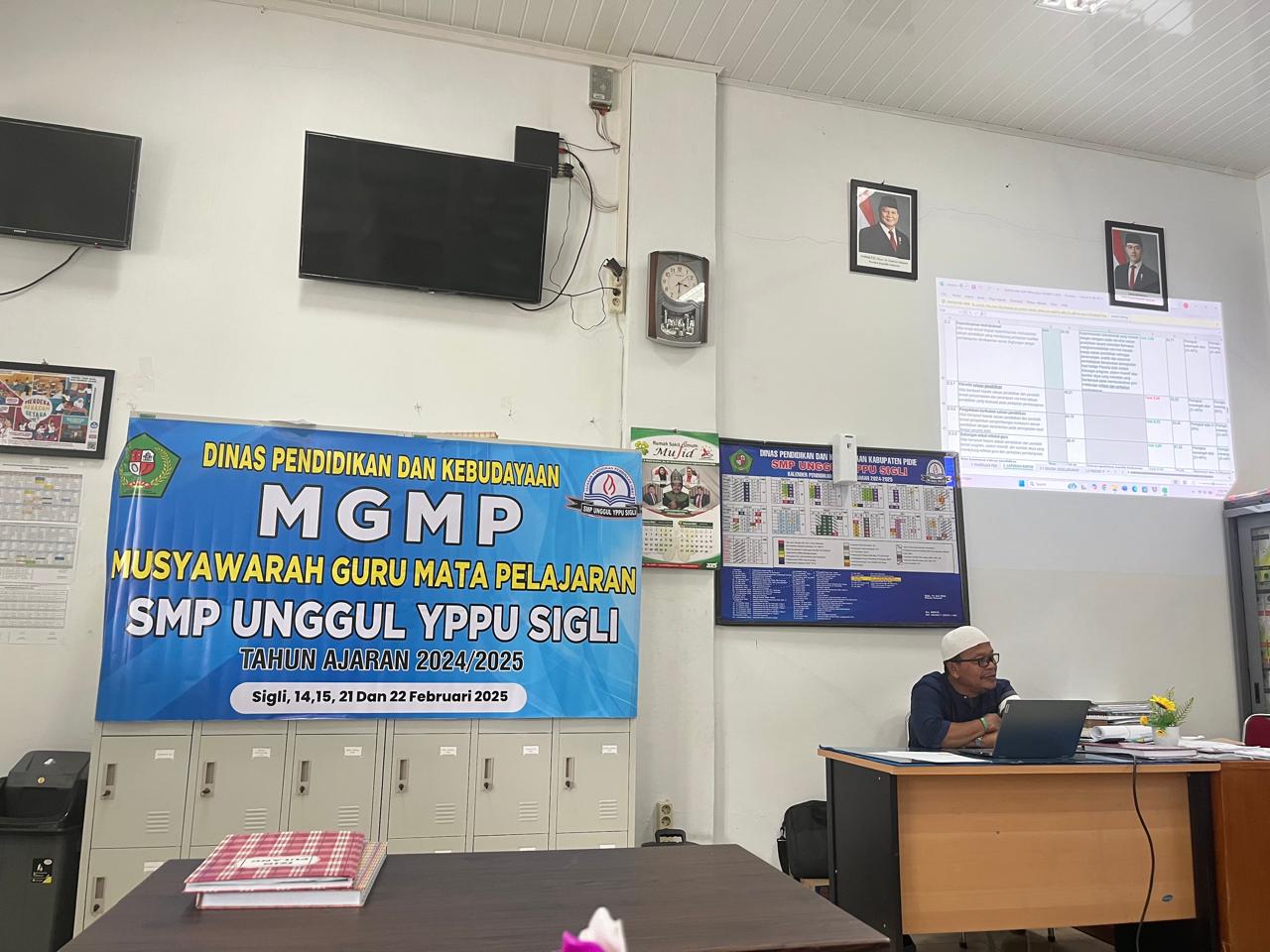 SMP YPPU Melaksanakan MGMP Perdana Genap